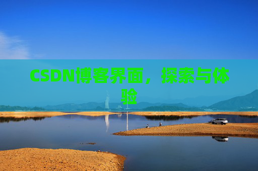 CSDN博客界面，探索与体验